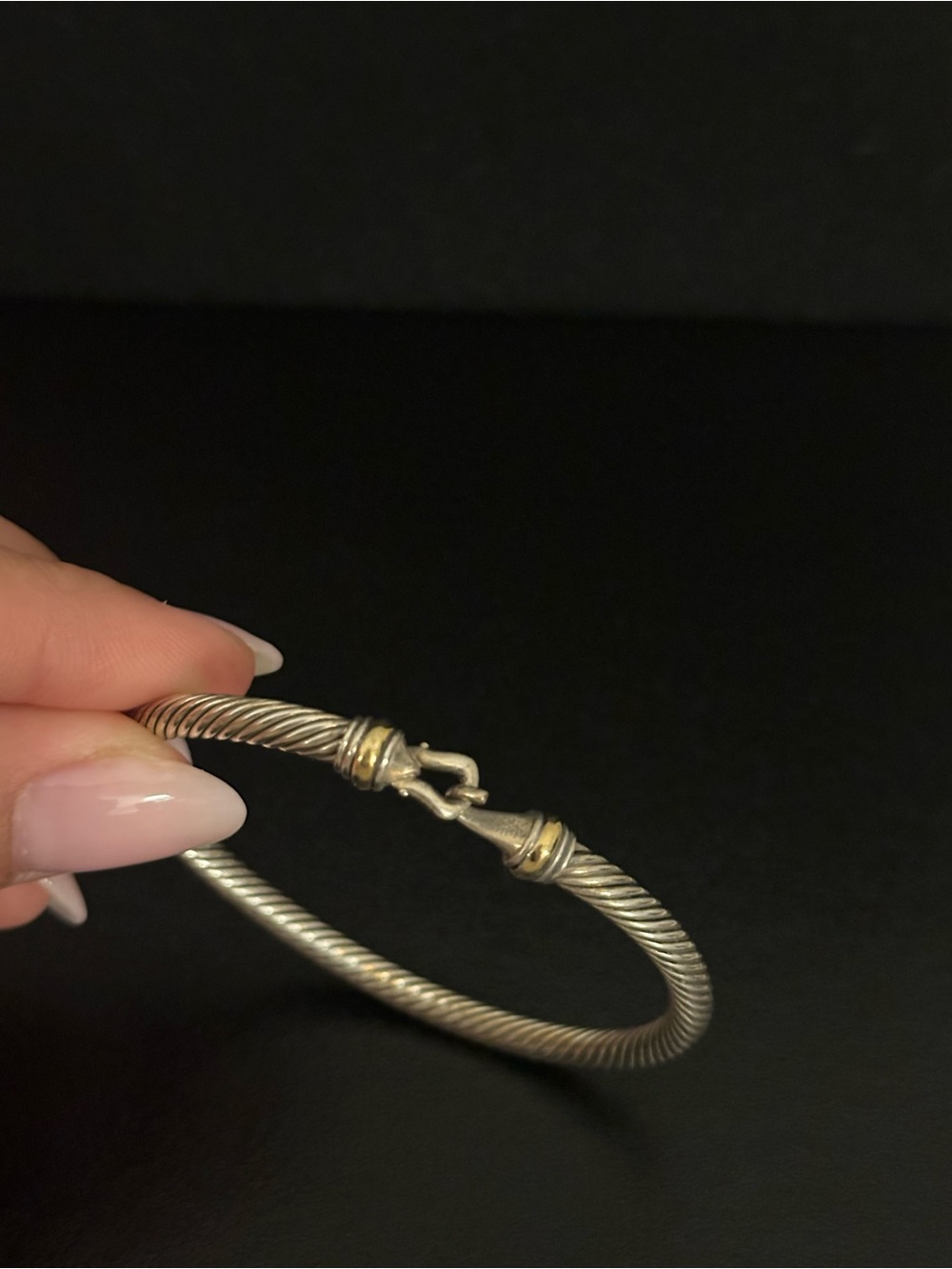 DAVID YURMAN Cable Classics Bracelet with 18K Gold, 4mm